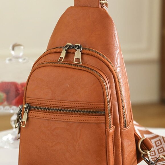 Adored It's Your Time PU Leather Sling Bag - Picture 3 of 3